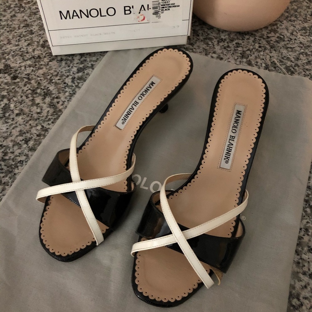 Manolo Blahnik kitten heels